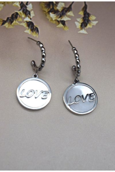 BOUCLE D'OREILLE EN ACIER