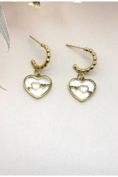BOUCLE D'OREILLE EN ACIER