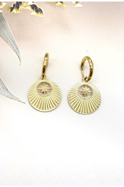BOUCLE D'OREILLE EN ACIER