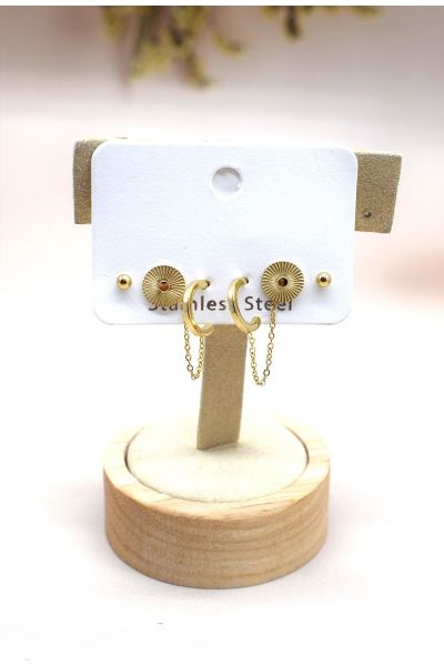 BOUCLE D'OREILLE EN ACIER
