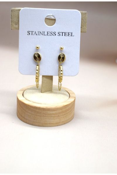 BOUCLE D'OREILLE EN ACIER