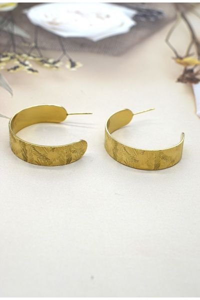 BOUCLE D'OREILLE EN ACIER
