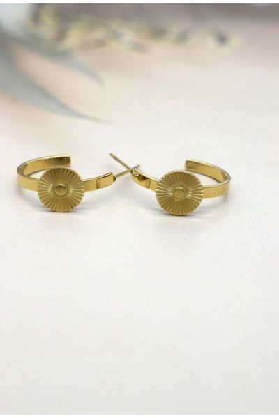 BOUCLE D'OREILLE EN ACIER