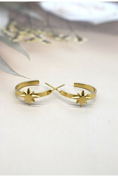 BOUCLE D'OREILLE EN ACIER