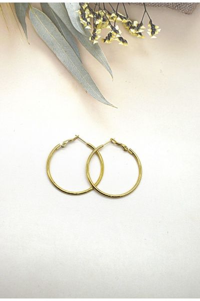 BOUCLE D'OREILLE EN ACIER