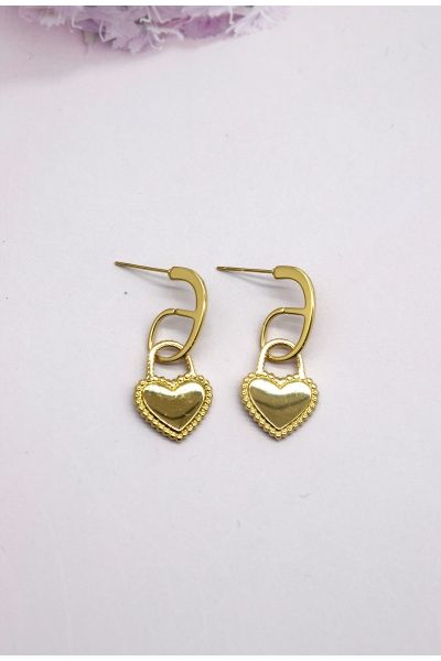 BOUCLE D'OREILLE EN ACIER