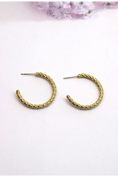 BOUCLE D'OREILLE EN ACIER