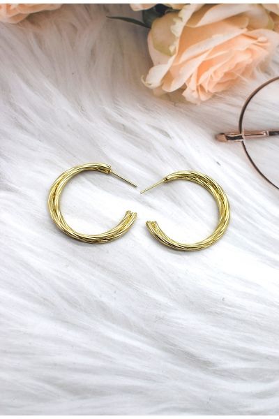 BOUCLE D'OREILLE EN ACIER