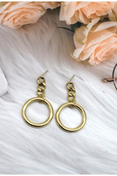 BOUCLE D'OREILLE EN ACIER