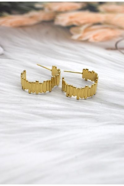 BOUCLE D'OREILLE EN ACIER