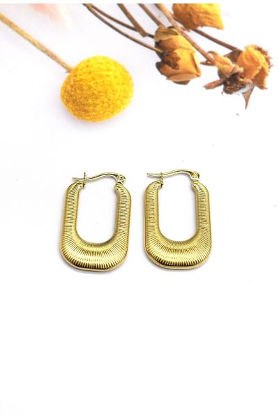 BOUCLE D'OREILLE EN ACIER