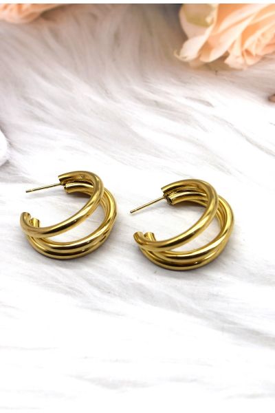 BOUCLE D'OREILLE EN ACIER