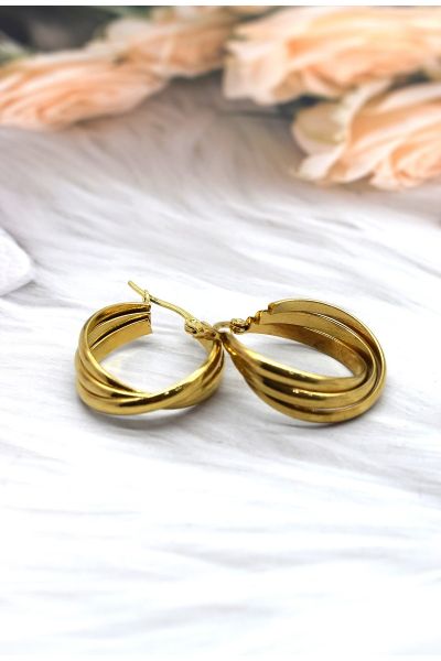 BOUCLE D'OREILLE EN ACIER