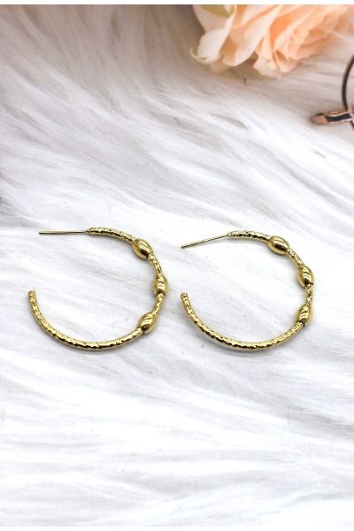 BOUCLE D'OREILLE EN ACIER