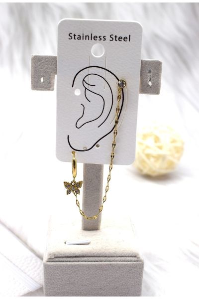 BOUCLE D'OREILLE EN ACIER