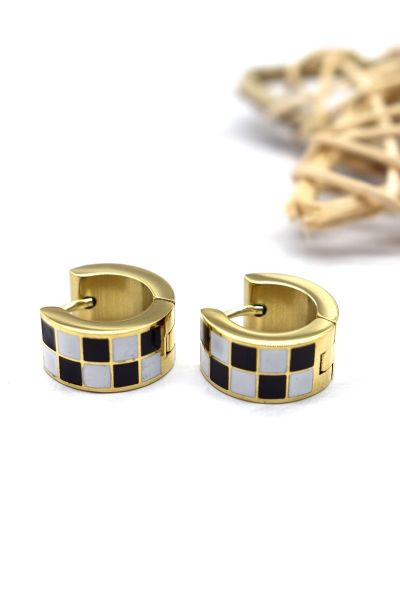 BOUCLE D'OREILLE EN ACIER