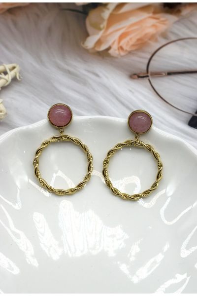 BOUCLE D'OREILLE EN ACIER