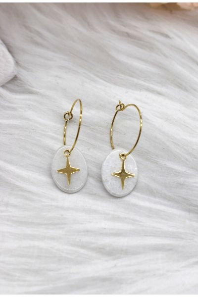BOUCLE D'OREILLE EN ACIER