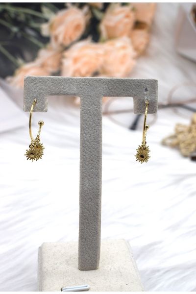 BOUCLE D'OREILLE EN ACIER