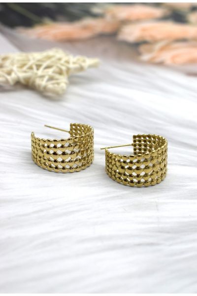 BOUCLE D'OREILLE EN ACIER