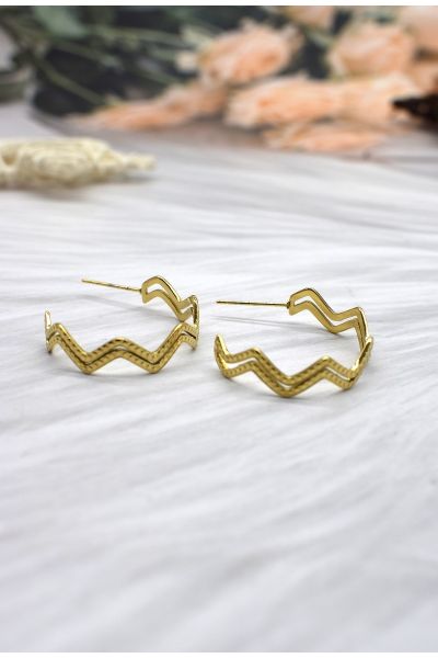 BOUCLE D'OREILLE EN ACIER