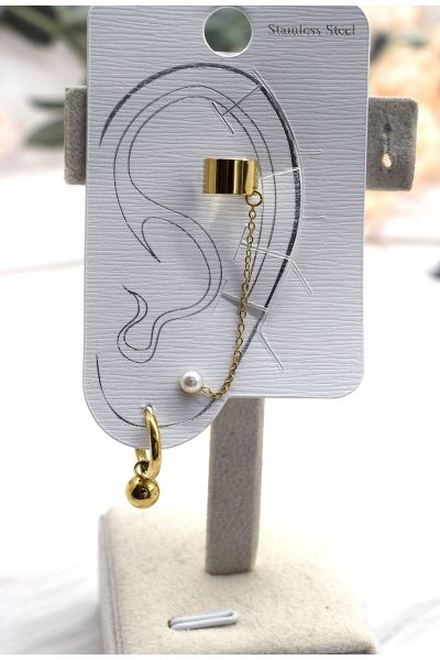 BOUCLE D'OREILLE EN ACIER