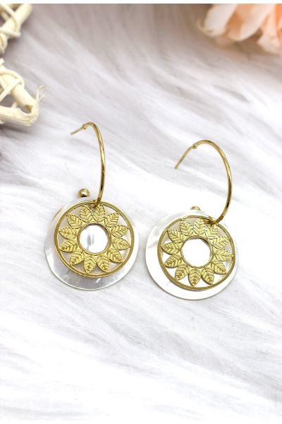 BOUCLE D'OREILLE EN ACIER