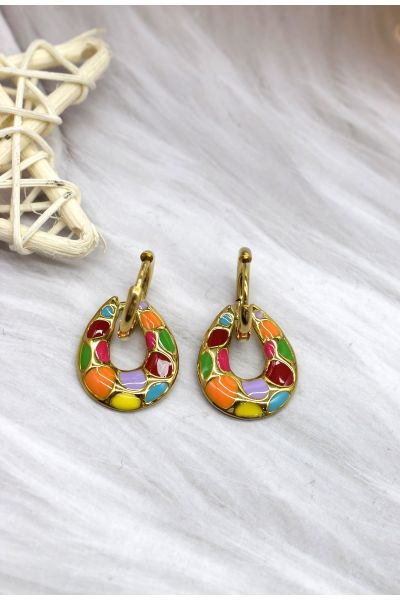 BOUCLE D'OREILLE EN ACIER