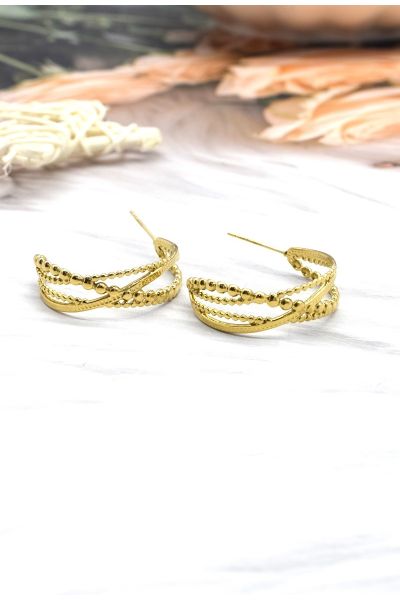 BOUCLE D'OREILLE EN ACIER