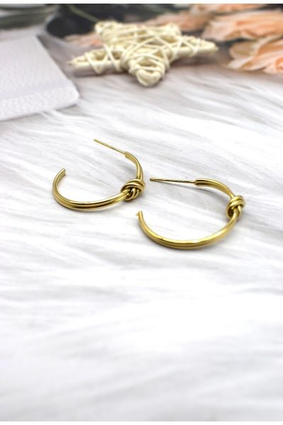 BOUCLE D'OREILLE EN ACIER