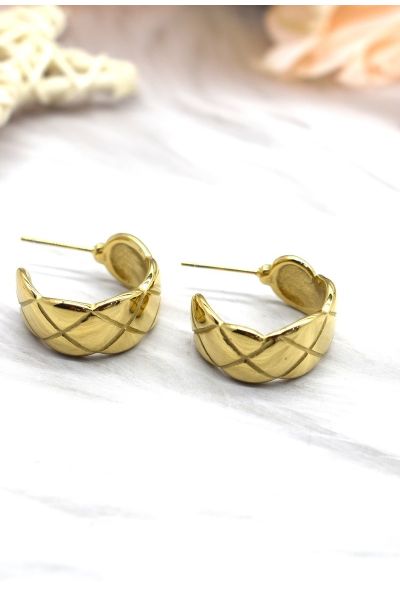 BOUCLE D'OREILLE EN ACIER