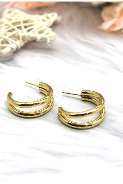 BOUCLE D'OREILLE EN ACIER