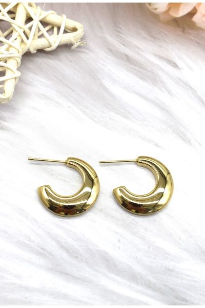 BOUCLE D'OREILLE EN ACIER
