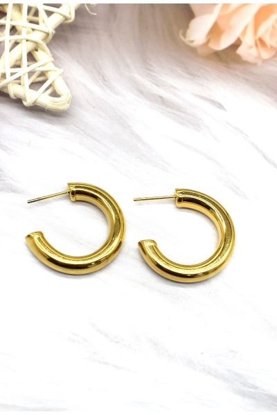 BOUCLE D'OREILLE EN ACIER