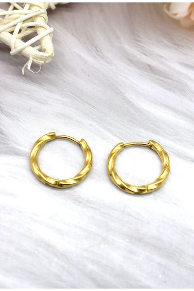 BOUCLE D'OREILLE EN ACIER
