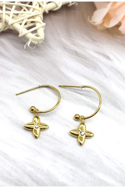 BOUCLE D'OREILLE EN ACIER