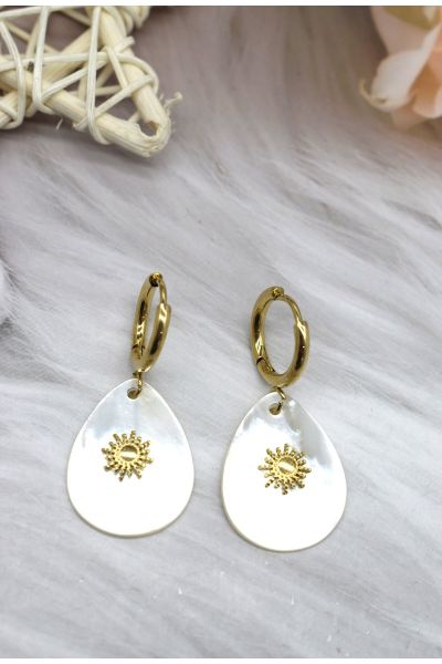 BOUCLE D'OREILLE EN ACIER