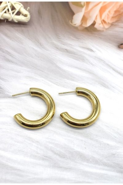 BOUCLE D'OREILLE EN ACIER