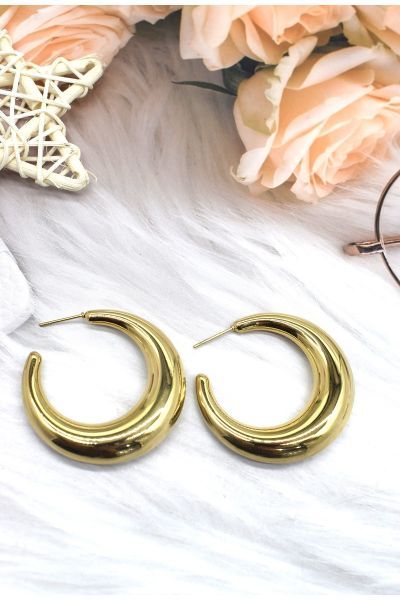 BOUCLE D'OREILLE EN ACIER