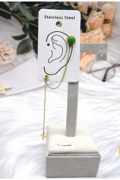 BOUCLE D'OREILLE EN ACIER