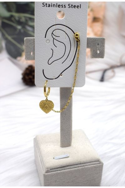 BOUCLE D'OREILLE EN ACIER