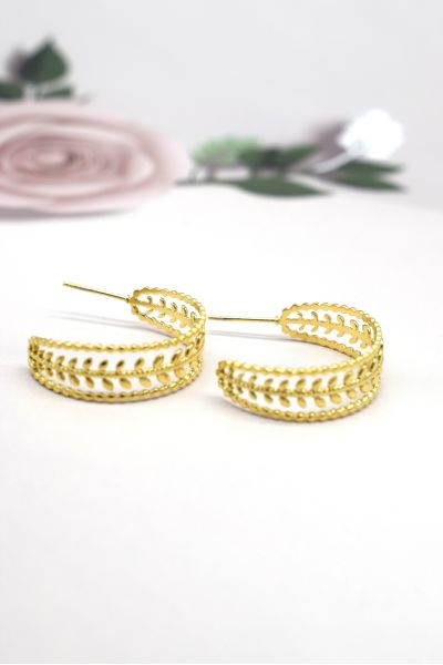 BOUCLE D'OREILLE EN ACIER