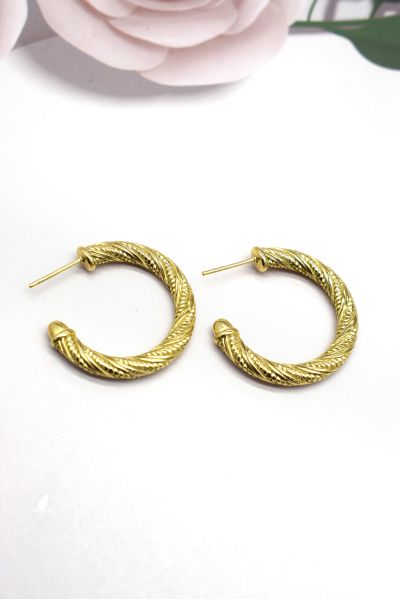 BOUCLE D'OREILLE EN ACIER