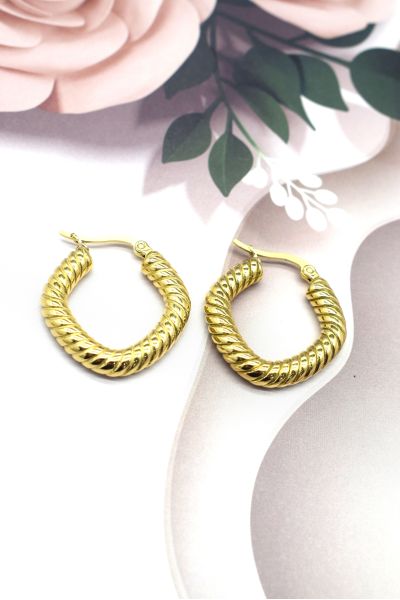 BOUCLE D'OREILLE EN ACIER