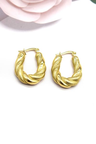BOUCLE D'OREILLE EN ACIER