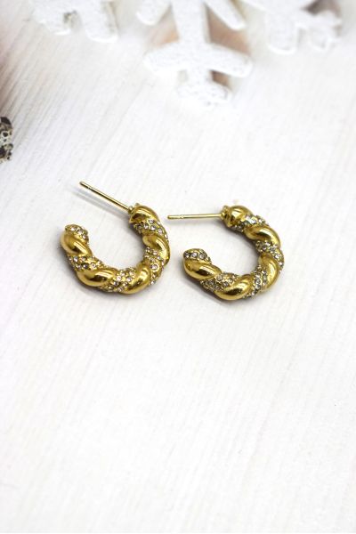 BOUCLE D'OREILLE EN ACIER