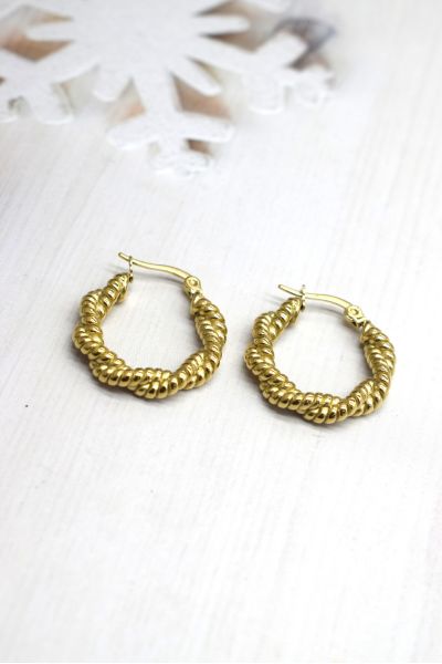 BOUCLE D'OREILLE EN ACIER