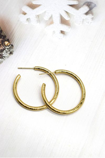 BOUCLE D'OREILLE EN ACIER