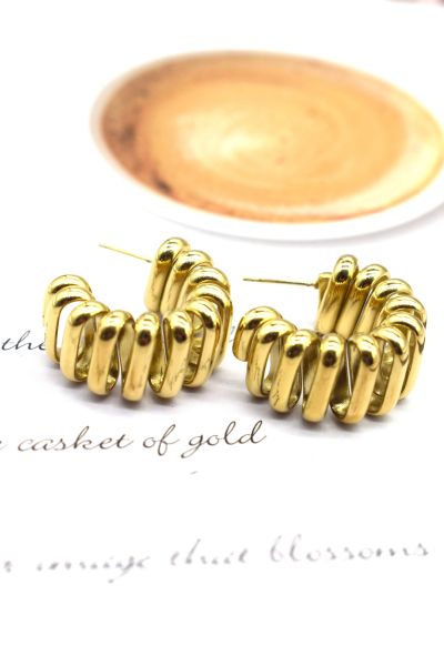 BOUCLE D'OREILLE EN ACIER