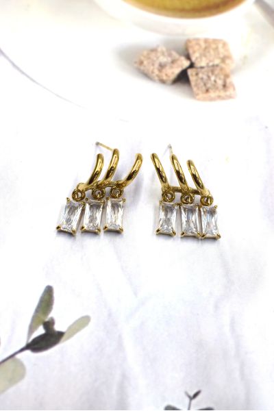 BOUCLE D'OREILLE EN ACIER